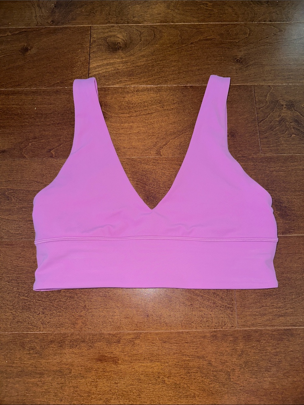 lululemon Align V-Neck Bra Light Support, A/B Cup Dahlia Mauve 8